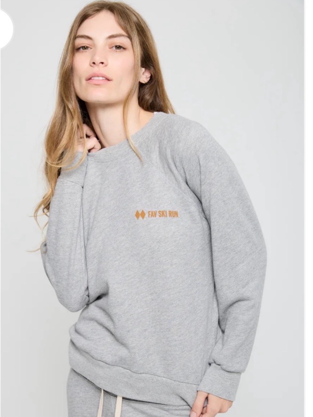 All Time Favorite “Fav Ski Run” Sweatshirt — Size Large